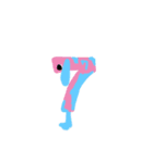 数字モンスター（個別スタンプ：8）