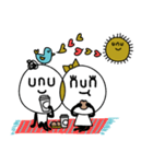 unu＆nun☆2（個別スタンプ：9）