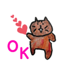 こねこねこ＆とらちゃんのスタンプ（個別スタンプ：16）