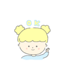 Fille jaune（個別スタンプ：1）