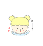 Fille jaune（個別スタンプ：10）