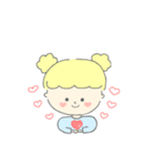 Fille jaune（個別スタンプ：11）
