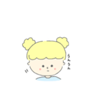 Fille jaune（個別スタンプ：12）