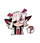 鹿の悪魔と兎の悪魔（個別スタンプ：1）