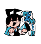 鹿の悪魔と兎の悪魔（個別スタンプ：4）