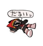 鹿の悪魔と兎の悪魔（個別スタンプ：34）