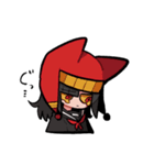鹿の悪魔と兎の悪魔（個別スタンプ：35）