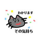 ねこポンのリアクションスタンプ（個別スタンプ：5）