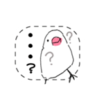 手描き文鳥さんスタンプ（個別スタンプ：15）