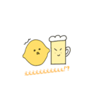 飲むれもんちゃん（個別スタンプ：11）
