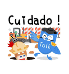 iTalkuTalkビデオでAI英学習:気を付けて（個別スタンプ：3）