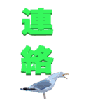 漢字二文字(仕事用)を身近な鳥からーBIG（個別スタンプ：4）