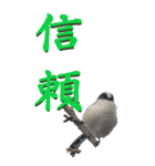 漢字二文字(仕事用)を身近な鳥からーBIG（個別スタンプ：36）