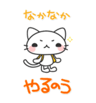 広島弁の白猫 にしき【BIGスタンプ】（個別スタンプ：16）