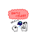仕事を頑張るまーちスタンプ（個別スタンプ：9）