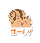 ねことリス（個別スタンプ：16）