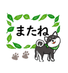 柴犬の見やすい文字スタンプ（個別スタンプ：32）