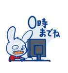 夜更かしFPSゲーマーウサギ（個別スタンプ：15）