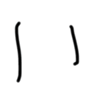 3さい文字（あ〜な行）（個別スタンプ：2）