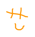 3さい文字（あ〜な行）（個別スタンプ：7）