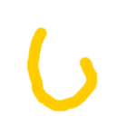 3さい文字（あ〜な行）（個別スタンプ：12）