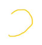 3さい文字（あ〜な行）（個別スタンプ：18）