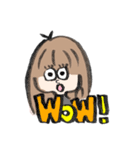 はぴねすがーる -English-（個別スタンプ：13）