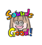 はぴねすがーる -English-（個別スタンプ：14）