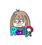 はぴねすがーる -English-（個別スタンプ：15）
