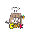 はぴねすがーる -English-（個別スタンプ：17）