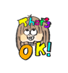はぴねすがーる -English-（個別スタンプ：20）