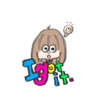 はぴねすがーる -English-（個別スタンプ：21）