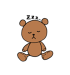 無表情 クマ（個別スタンプ：8）