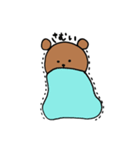 無表情 クマ（個別スタンプ：11）