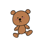 無表情 クマ（個別スタンプ：15）