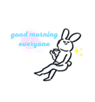 チラシ裏のうさぎ（個別スタンプ：2）