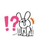 チラシ裏のうさぎ（個別スタンプ：24）