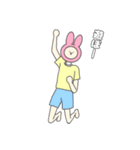 日常スタンプ  うさ子（個別スタンプ：8）