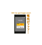 スマホで表すスタンプ（個別スタンプ：8）