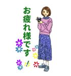 おしゃれ大人女子（個別スタンプ：28）