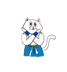 武道家のねこ（個別スタンプ：4）