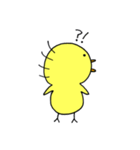 無表情 ヒヨコ（個別スタンプ：3）