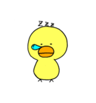 無表情 ヒヨコ（個別スタンプ：4）