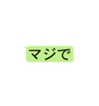 LINE風文字スタンプ（個別スタンプ：36）
