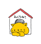 らくがき、むくちねこ（個別スタンプ：1）