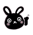ゆかいな黒うさ達☆（個別スタンプ：11）