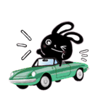 ゆかいな黒うさ達☆（個別スタンプ：13）