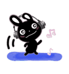 ゆかいな黒うさ達☆（個別スタンプ：18）