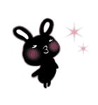 ゆかいな黒うさ達☆（個別スタンプ：23）