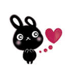 ゆかいな黒うさ達☆（個別スタンプ：24）